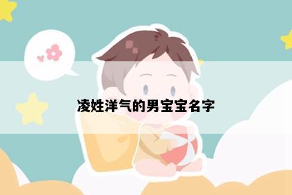 凌姓洋气的男宝宝名字