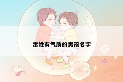 雷姓有气质的男孩名字